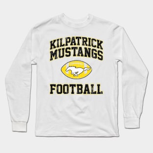 Kilpatrick Mustangs Football (Variant) Long Sleeve T-Shirt